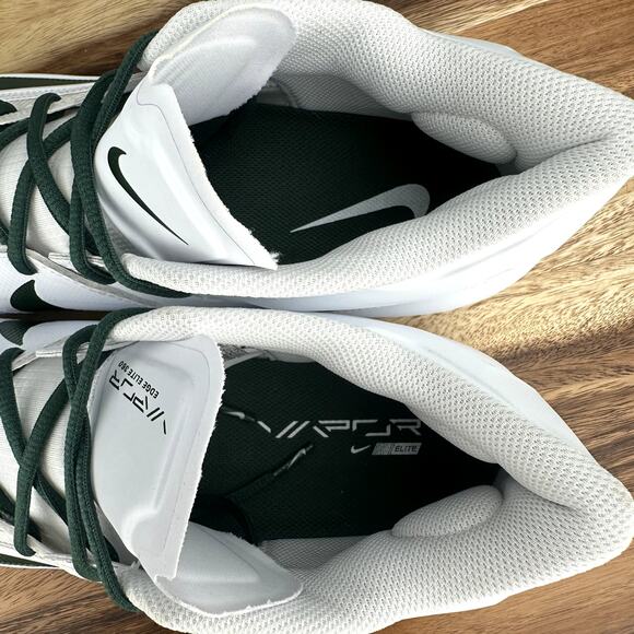 Nike Vapor Edge Elite 360 2 Men\'s 10 White Green Football Cleats FD5713-101 main image 8